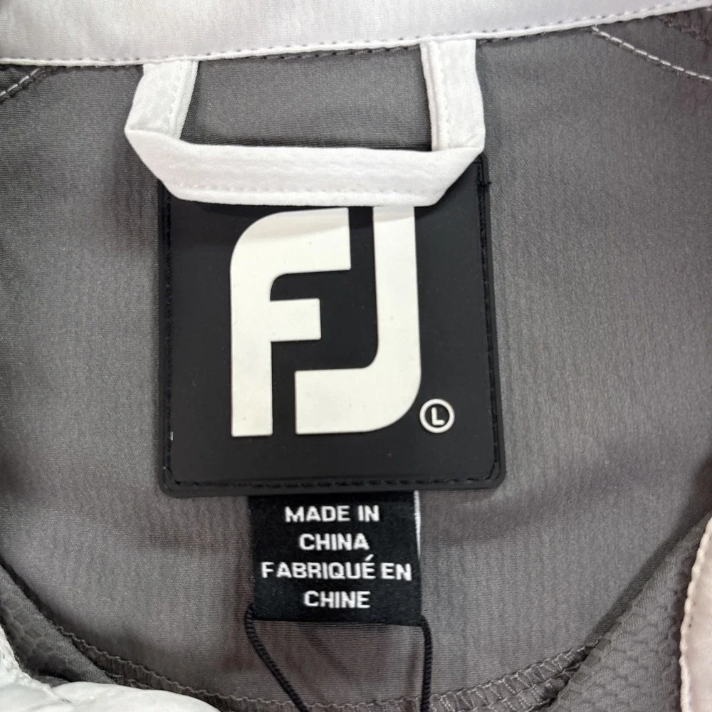 FJ Golf short-sleeve Wind Shirt ¼-zip pullover with zip pockets NWT Large Men